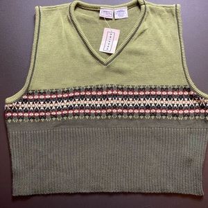 Vintage NWT Arizona jeans sweater vest